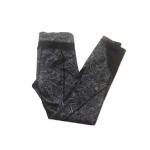 Lululemon Black and White Patterned Leggings